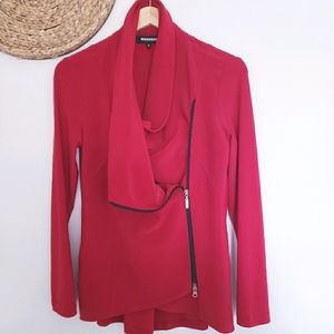 Anatomie Red Stretch Assymetrical Jacket